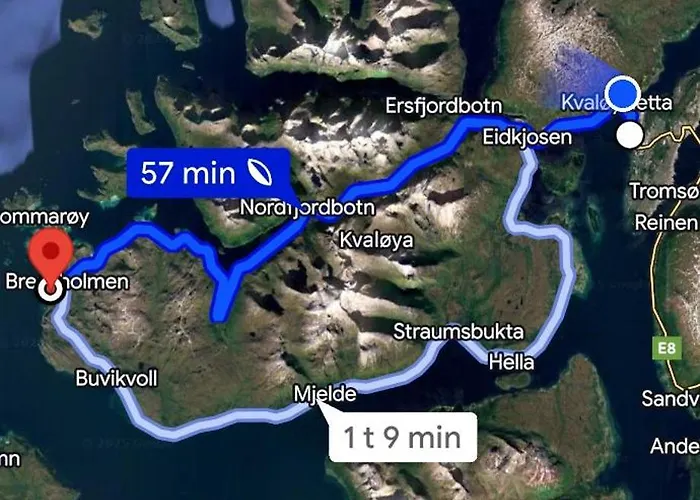 Ved Havet Pa Brensholmen, Naer Sommaroy, Casa de Férias